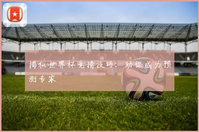 揭秘世界杯竞猜技巧:助你成为预测专家